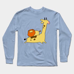 Lion and Giraffe Long Sleeve T-Shirt